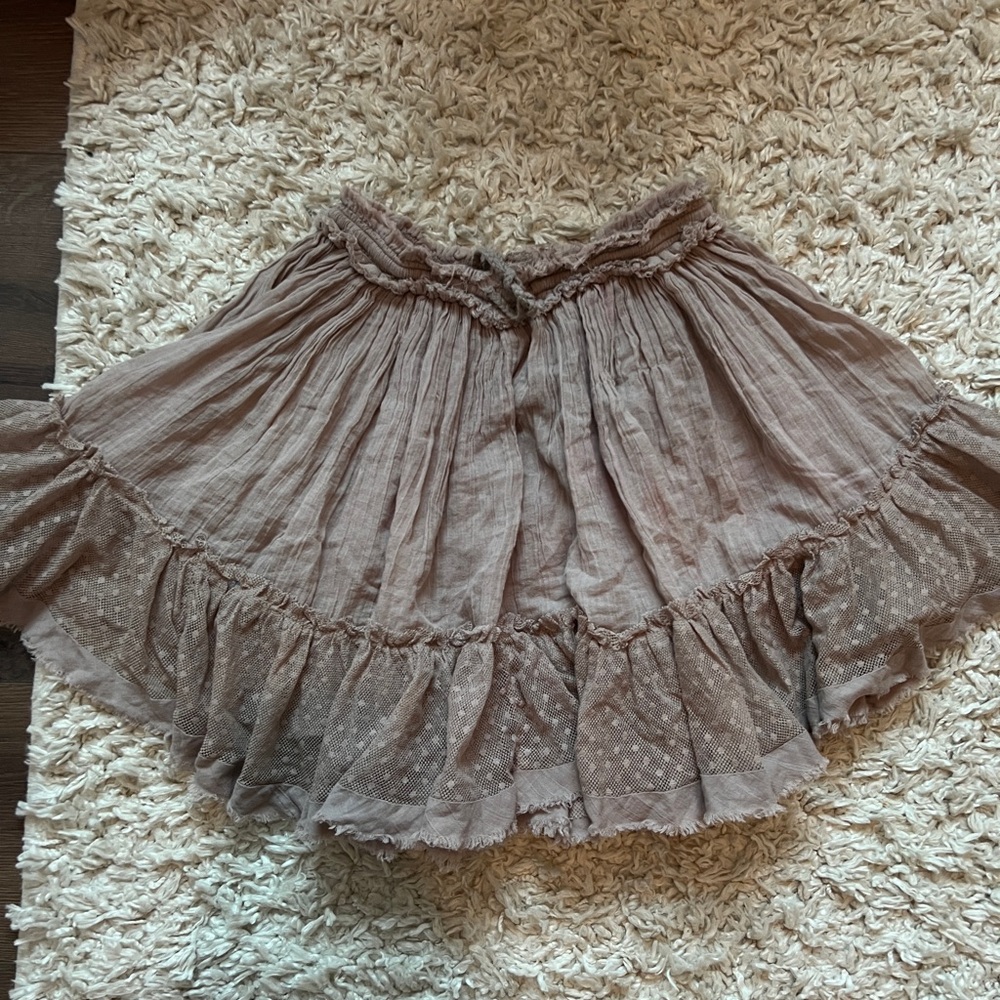 Free People Flowy Mini Skirt